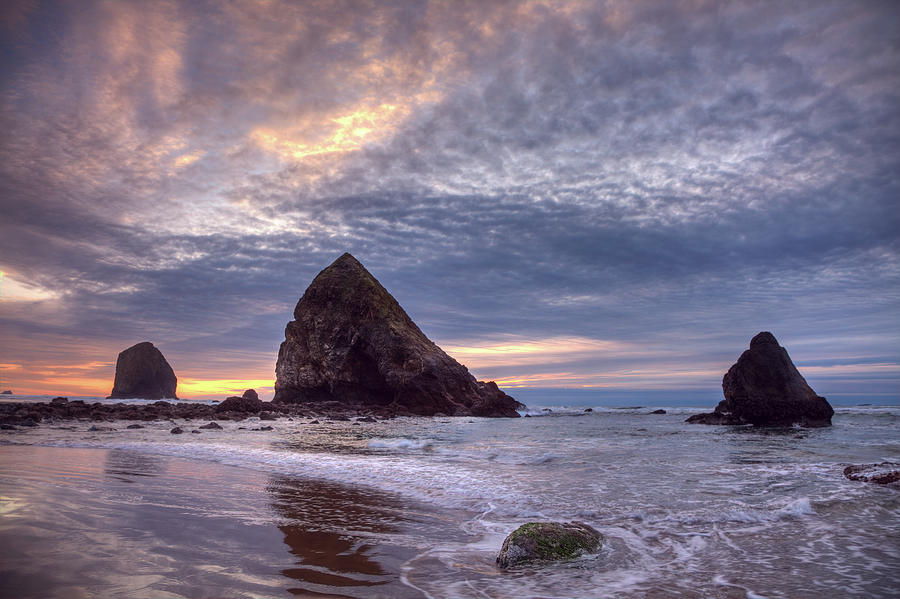 Pacific Ocean Sunset #1 Photograph by Bike maverick