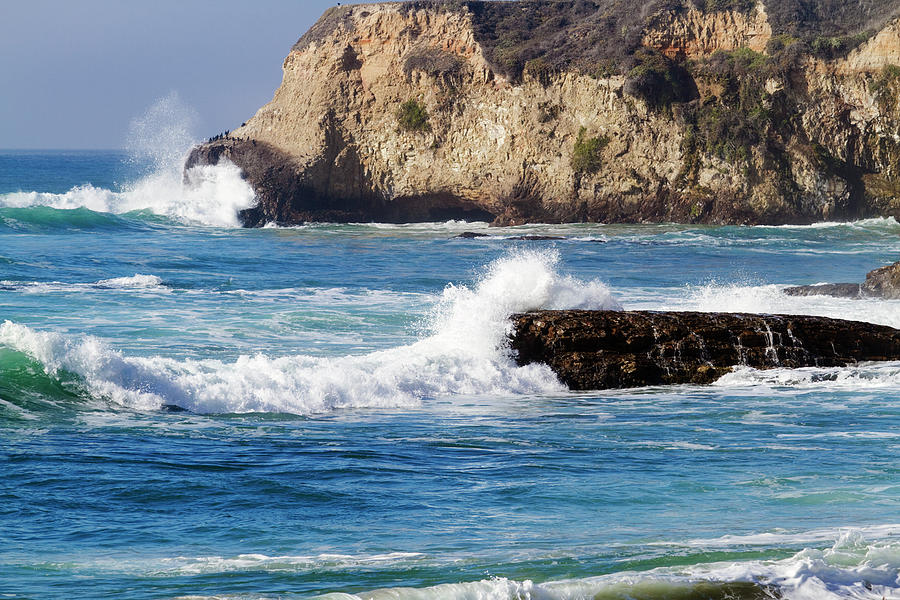 Pacific Ocean Waves California Usa #1 Photograph by Mark Miller Photos