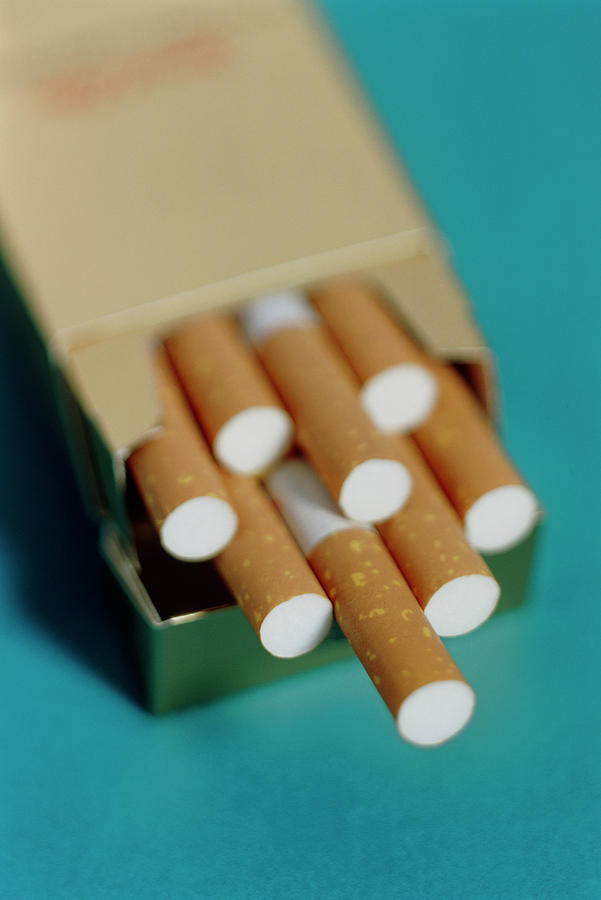 Packet Of Cigarettes #1 Photograph by Sue Prideaux/science Photo Library