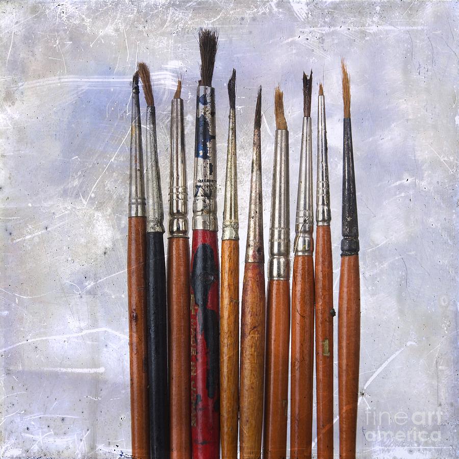 Brush Photograph - Paintbrushes #1 by Bernard Jaubert