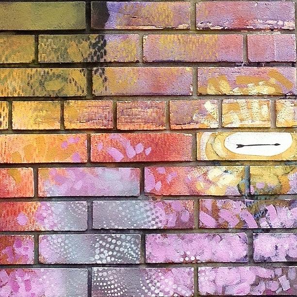 Painted Brick #1 Photograph by Julie Gebhardt