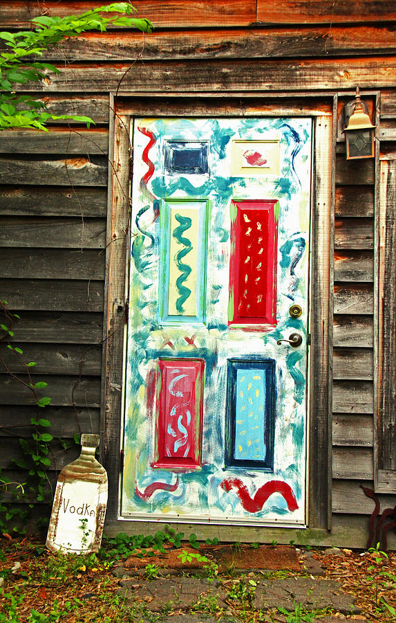 Painted door #1 Photograph by Andy Lawless