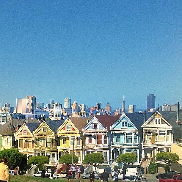 Architecture Photograph - Painted Ladies From Alamo Square, Nopa #1 by Karen Winokan