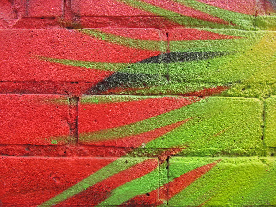 Painted Wall #1 Photograph by Alfred Ng