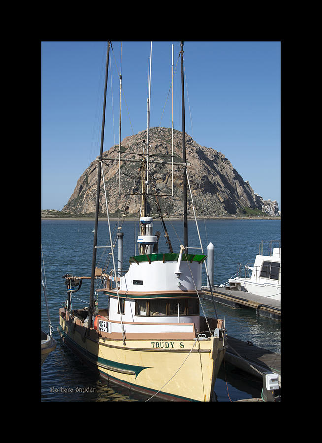 Painting The Trudy S Morro Bay #1 Painting by Barbara Snyder