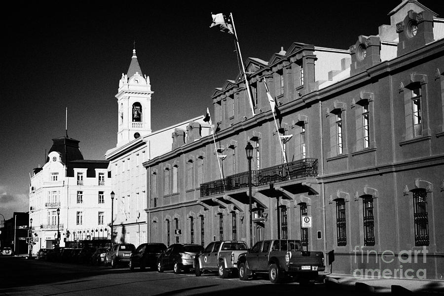 Palacio Photograph - palacio de la gobernacion provincial government building Punta Arenas Chile by Joe Fox Palacio Photograph - palacio de la gobernacion provincial government building Punta Arenas Chile by Joe Fox