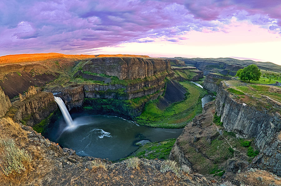 Palouse Falls Sunset Photograph by Michael Gass