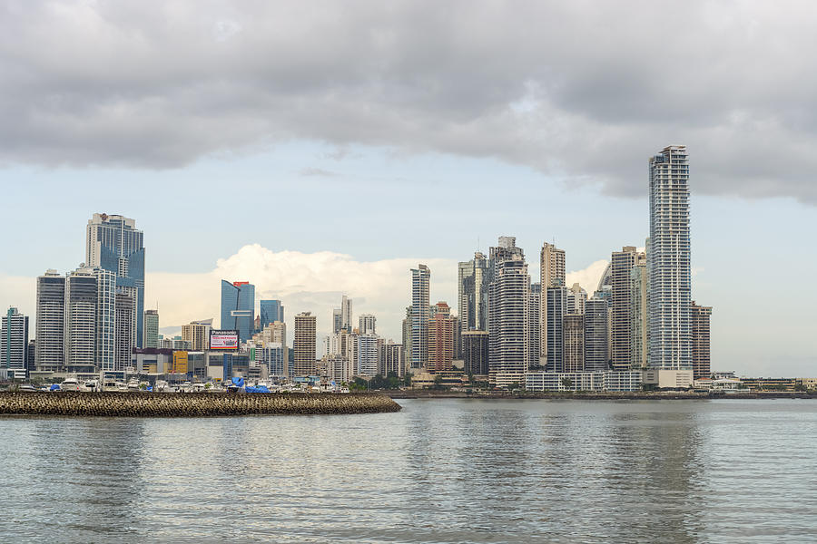 Panama city downtown skyline #1 Photograph by Marek Poplawski