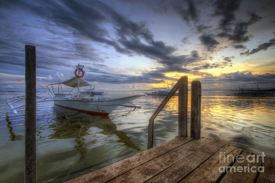 Panglao Port Sunset 5.0 Photograph by Yhun Suarez