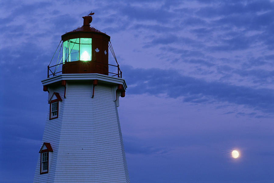 Panmure Island Lighthouse #1 Photograph by David Nunuk/science Photo Library
