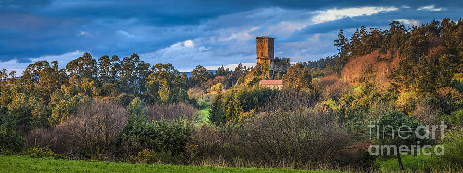 Panorama Of Andrades Castle Galicia Spain #1 Photograph by Pablo Avanzini