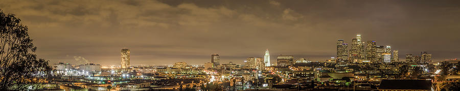Panoramic View Of Downtown Los Angeles #1 Photograph by Taesam Do