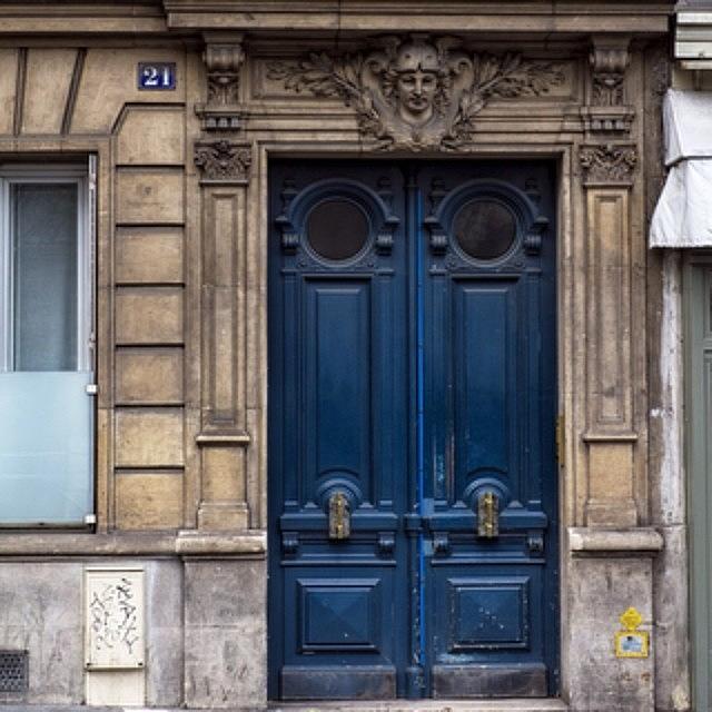 Architecture Photograph - Paris Door #1 by Georgia Clare