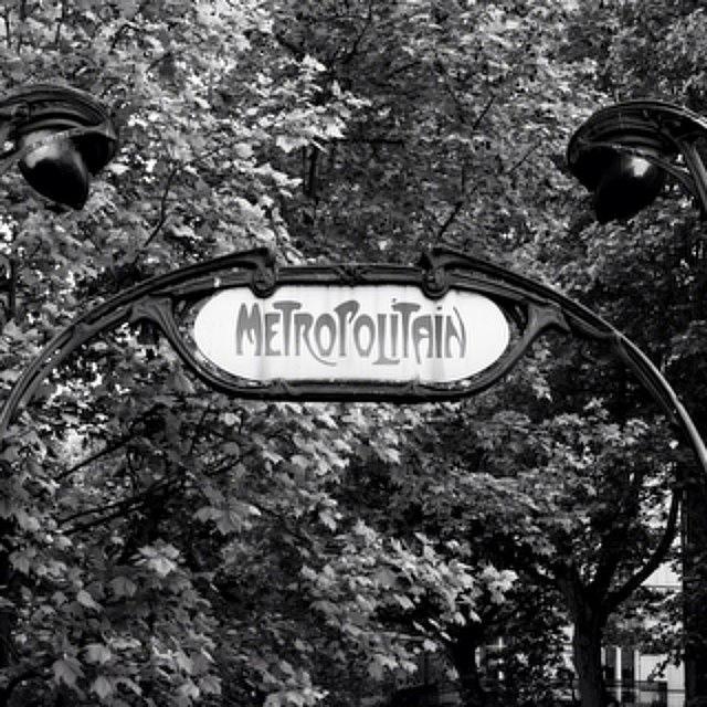 Paris Photograph - Paris Metropolitain #1 by Georgia Clare