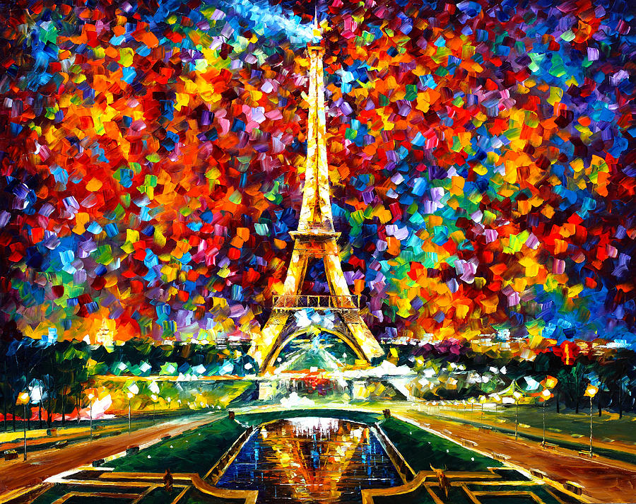 Paris Painting - Paris Of My Dreams by Leonid Afremov Paris Painting - Paris Of My Dreams by Leonid Afremov
