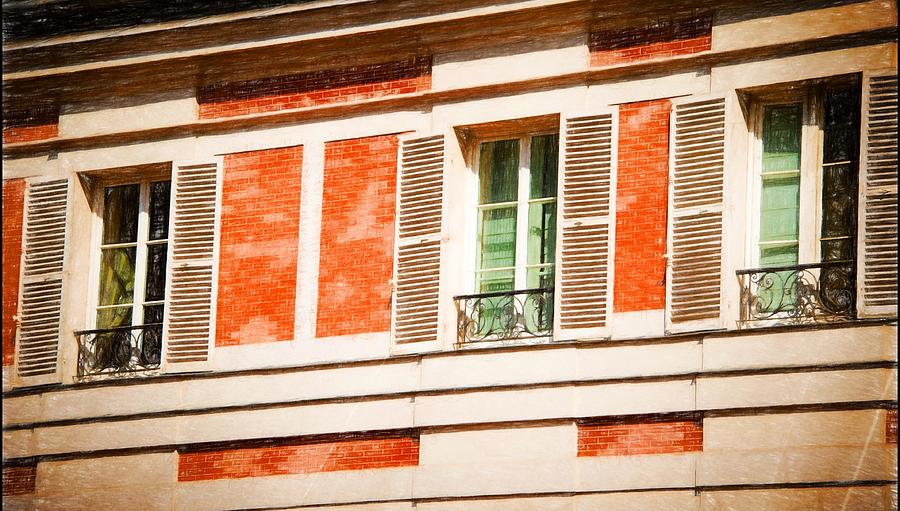 Paris Windows #1 Photograph by Bill Howard