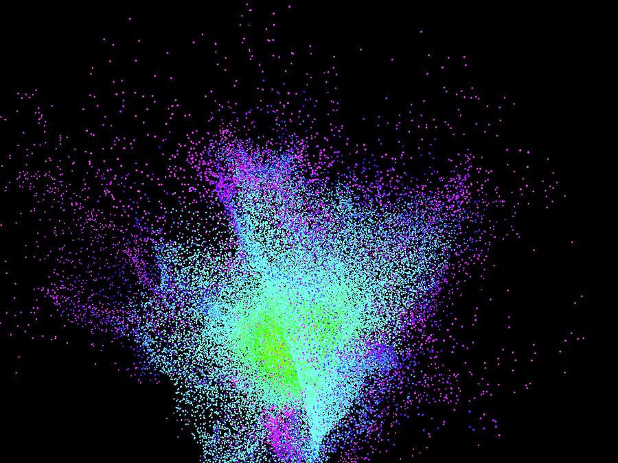 Particle Burst #1 Photograph by Science Photo Library