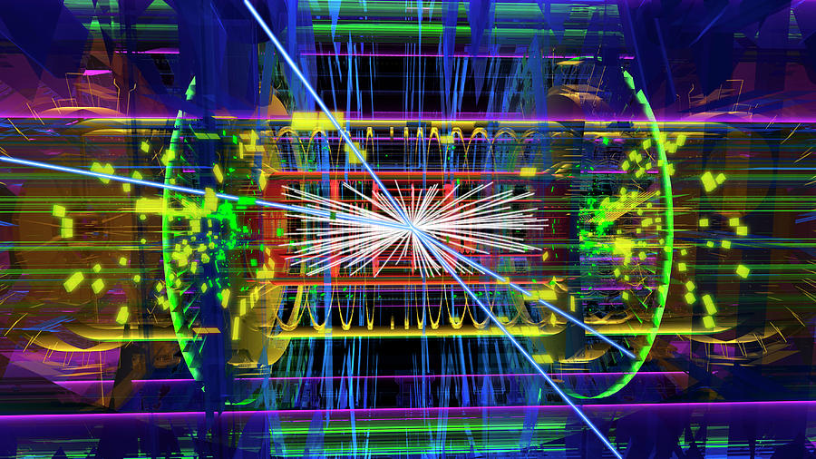 Particle Collision Photograph - Particle Collision Event #1 by Cern