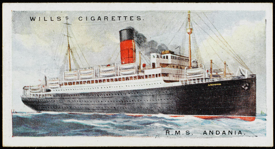 Passenger Liner Of The Cunard Line Drawing by Mary Evans Picture ...