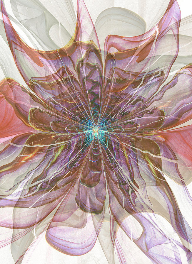 Pastel Flower  #1 Digital Art by Kiki Art