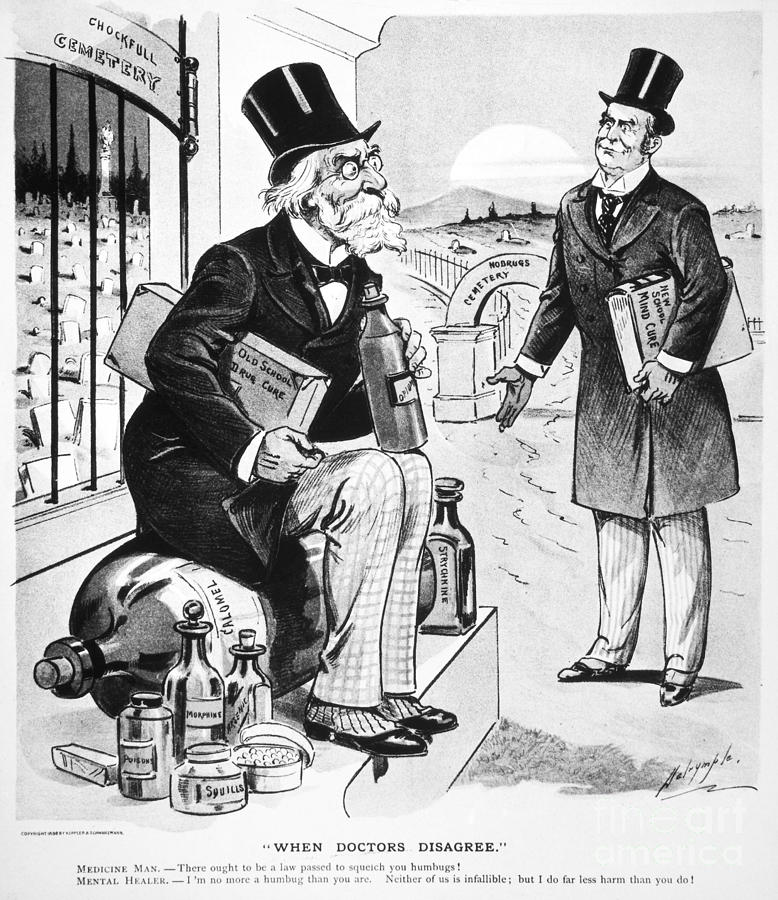 Patent Medicine Cartoon Photograph by Granger - Fine Art America