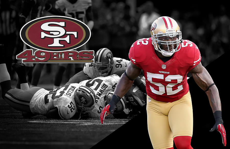 Patrick Willis 49ers Art Print