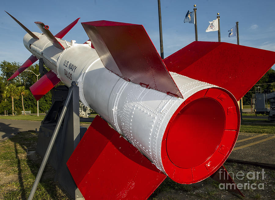 Patriots Point Naval and Maritime Museum A Bendix RIM 8 Talos Surface to Air Missle #1 Photograph by David Oppenheimer