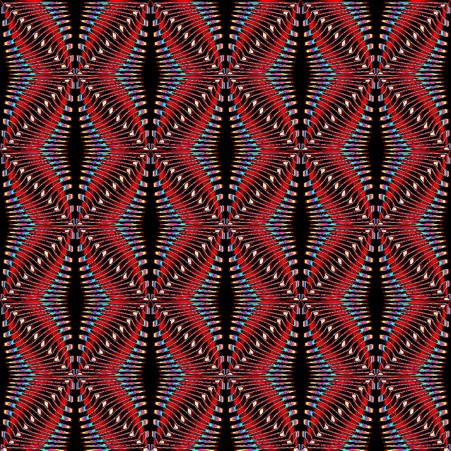 Pattern Design Red #1 Photograph by Candy Floss Happy
