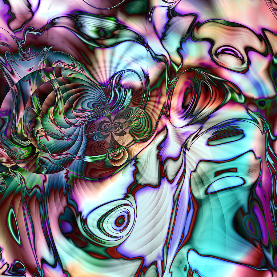Paua Shell Digital Art by Kiki Art - Pixels
