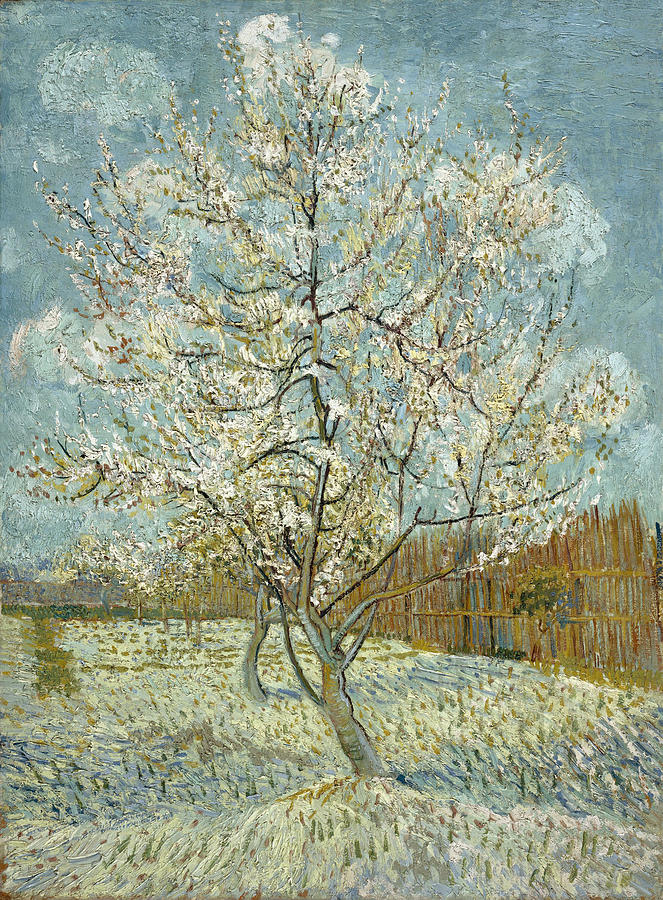 Peach Tree Painting by Vincent Van Gogh