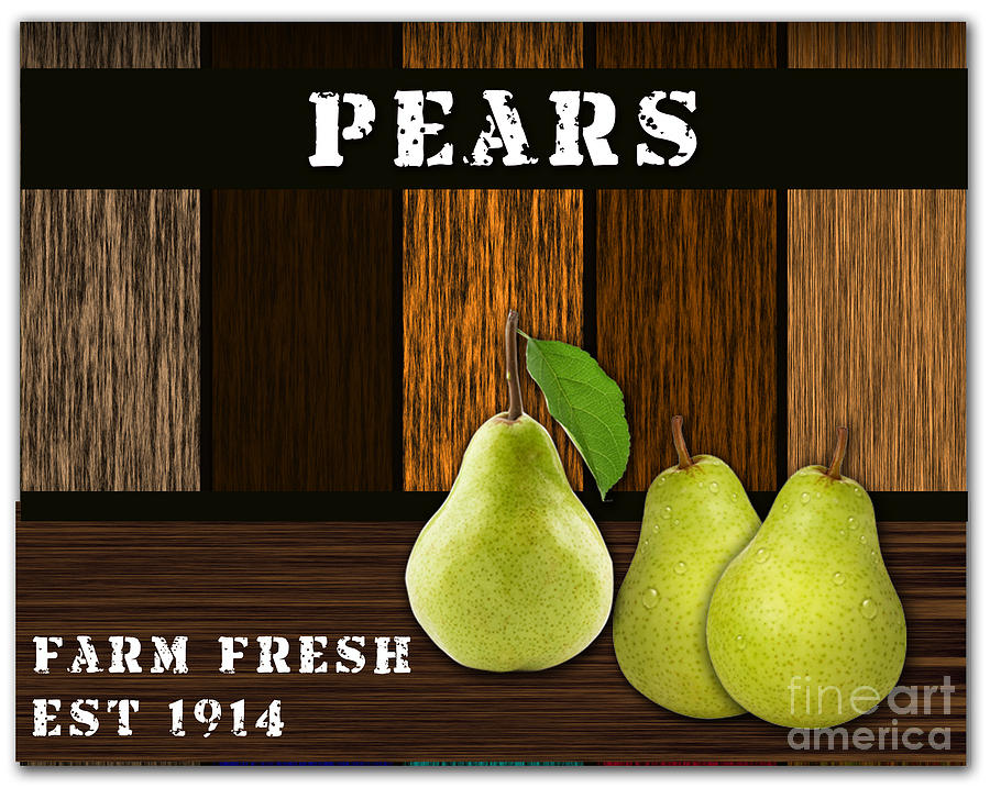 Pear Farm #1 Mixed Media by Marvin Blaine