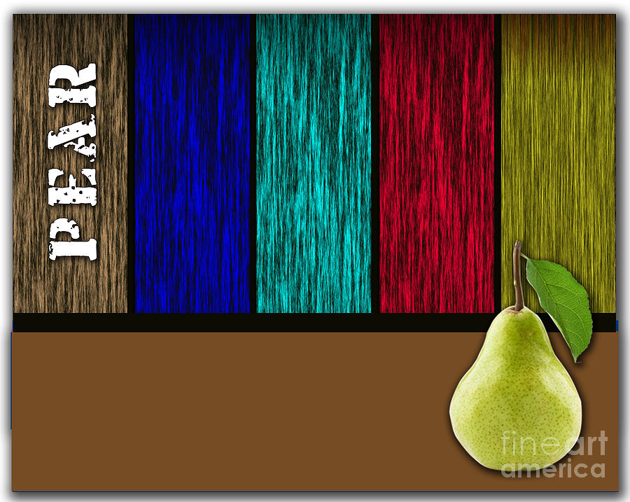 Pear #1 Mixed Media by Marvin Blaine