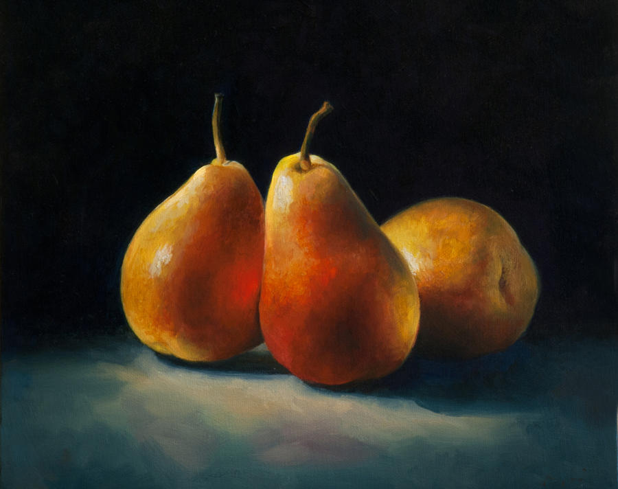 Pears Painting by Anthony Enyedy