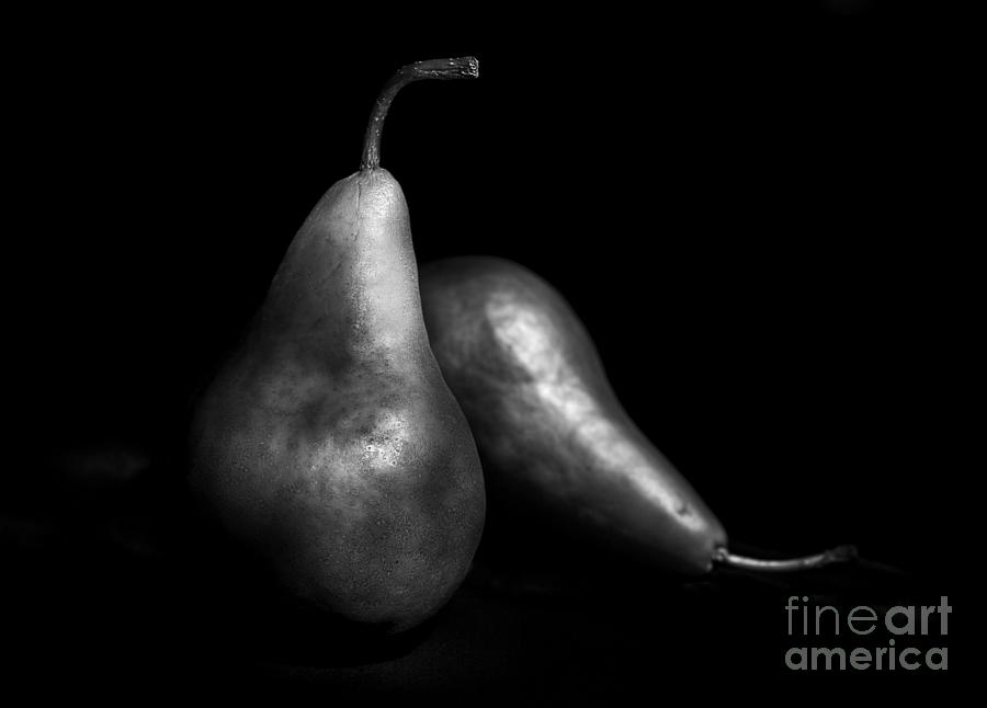 Pears Still Life By Light Painting #1 Photograph by Vishwanath Bhat