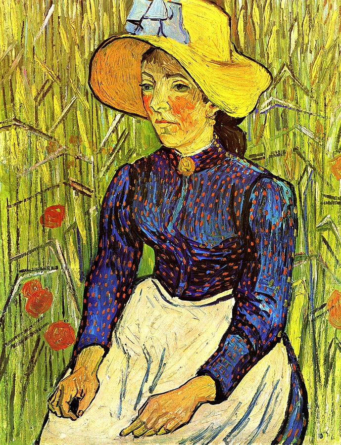 Peasant Woman Painting By Vincent Van Gogh Pixels
