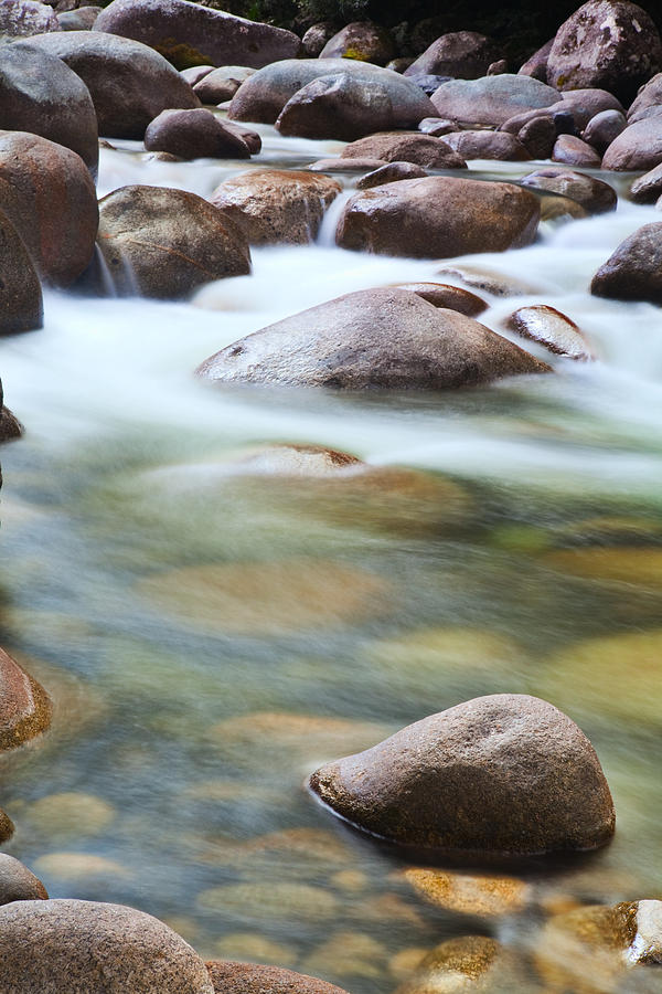 Nature Photograph - Pebbels In Creek #1 by Dirk Ercken
