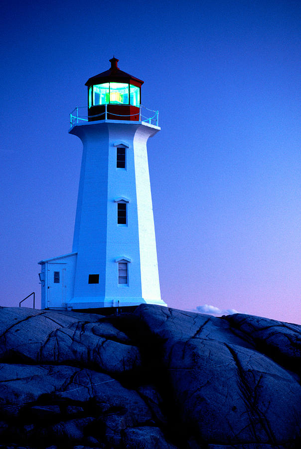 Peggys Point Lighthouse, Nova Scotia #1 Photograph by Theodore Clutter