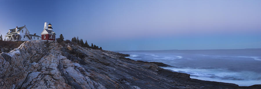 Pemaquid Point Lighthouse on the Maine Coast #1 Photograph by Keith Webber Jr