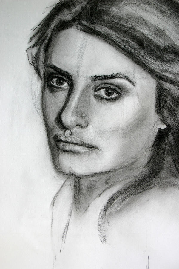 Penelope Cruz portrait Painting by Cristina Lo - Fine Art America