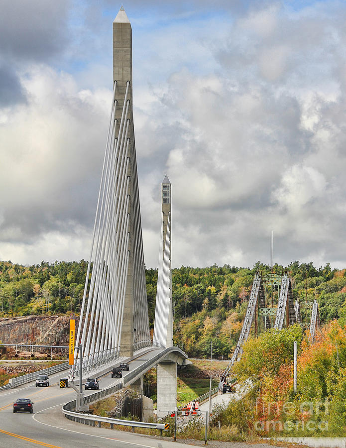 Penobscot Narrows Bridge and Observatory #1 Photograph by Jack Schultz