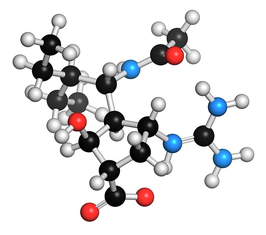 Peramivir Influenza Drug Molecule Photograph by Molekuul | Fine Art America