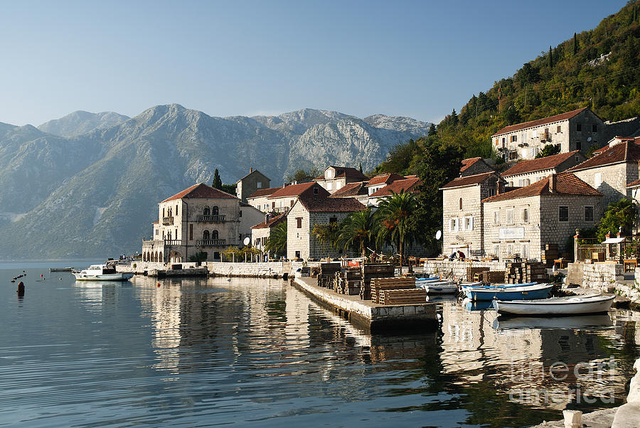 Perast Village Near Kotor In Montenegro #1 Photograph by JM Travel Photography