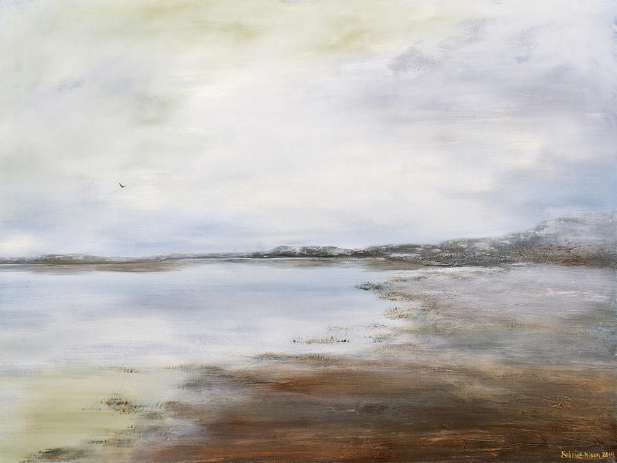 Sunset Marsh Painting by Katrina Nixon