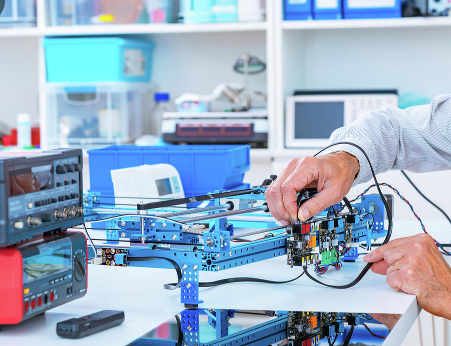 Person Working In Electronics Laboratory Photograph by Wladimir Bulgar ...