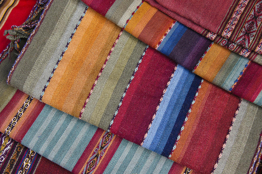 Peruvian Textiles #1 Photograph by Michele Burgess