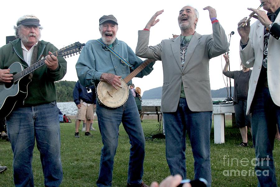 Pete Seeger and Friends Photograph by Concert Photos - Pixels