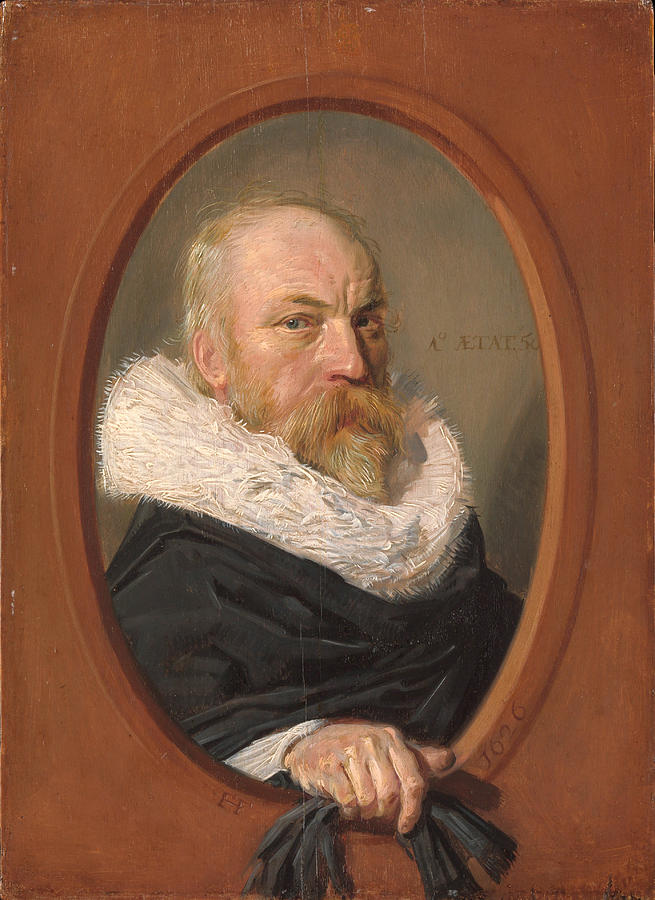 Petrus Scriverius #3 Painting by Frans Hals