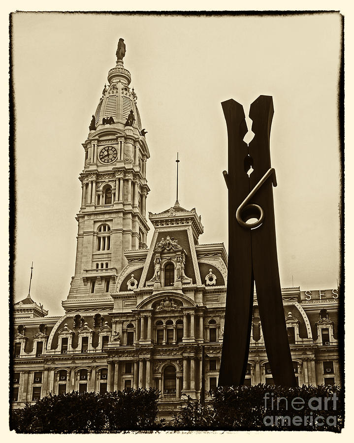 Philadelphia Clothespin 2 Photograph by Jack Paolini