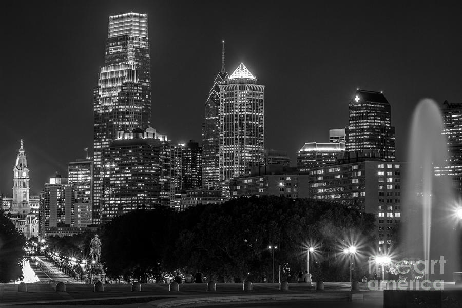 Philadelphia Lights #1 Photograph by David Rucker