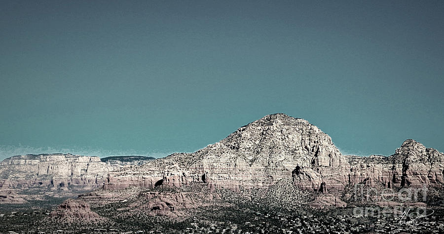 Phoenix Mountains Effects Photograph by Keith Lyman